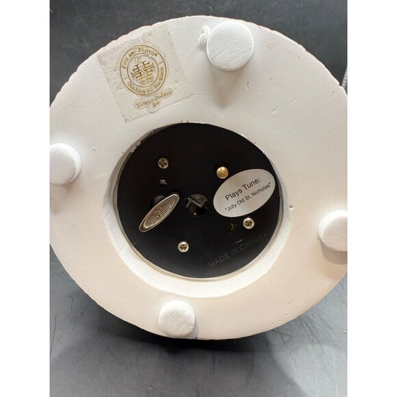 NWOB Fitz and Floyd Holiday Home 10.75" Hand-Painted Santa Musical Figurine - Picture 7 of 10